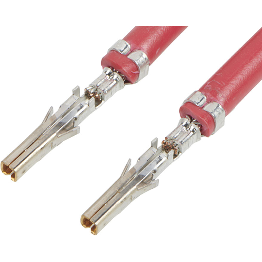 Molex-2153402222 其他电缆组件 Cable Assembly UL 1015 0.15m 16AWG Crimp Terminal to Crimp Terminal 1 to 1 POS F-F Crimp-Crimp Bag