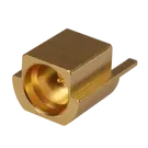 HUBER+SUHNER-91_SMP-50-0-L1/111_NE RF-Steckverbinder Conn SMP 0Hz to 40GHz 50Ohm Solder ST Edge Mount PL Gold Over Nickel Single