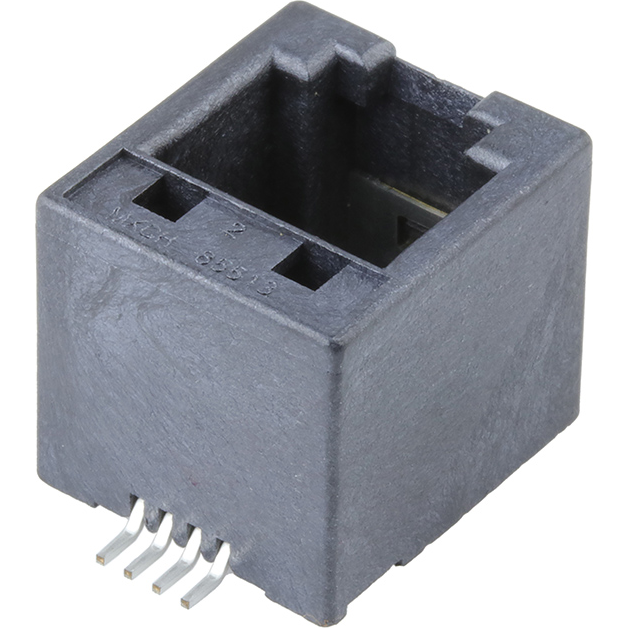 Molex-0855135015 Steckverbinder, Telefon und Telekommunikation Conn RJ-11 F 6 POS 1.27mm Solder ST SMD 6 Terminal 1 Port Cat 3 T/R