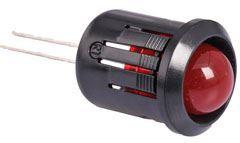 Lumex-SSI-LXH1090ID Panel Mount Indicators LED Panel Mount Indicator Uni-Color Red 635nm 40mcd 2-Pin