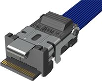 Samtec-ECUE-12-100-C1-FF-02 Kabelbaugruppen Koaxial Cable Assembly 1m 38AWG 24 to 24 POS Rugged Micro Flyover to Rugged Micro Flyover PIN-PIN FireFly Bag