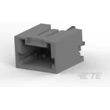 TE Connectivity-292207-3 Cabezales del conector y receptáculos PCB Conn Shrouded Header (4 Sides) HDR 3 POS 1.5mm Solder ST Top Entry Thru-Hole Box