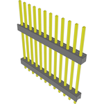 Conn Board Stacker HDR 12 POS 2.54mm Solder ST Top Entry Thru-Hole Bulk