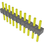 Conn Unshrouded Header HDR 10 POS 2.54mm Solder ST Top Entry Thru-Hole Bulk