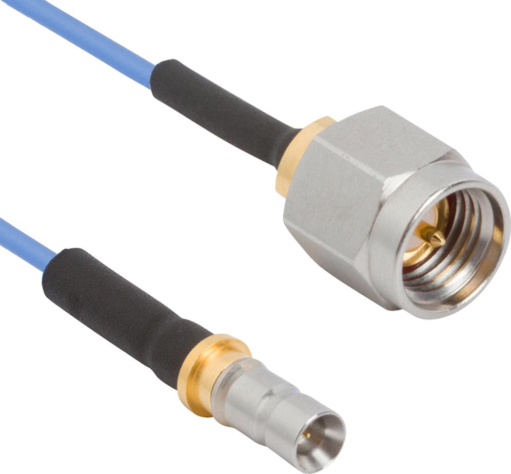 Amphenol-7032-7841 Kabelbaugruppen Koaxial Cable Assembly Coaxial 0.304m SMPM to SMA M-M Bag