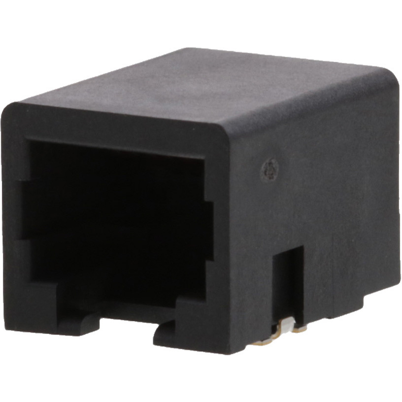 Molex-44144-0005 Steckverbinder, Telefon und Telekommunikation Conn RJ-11 RCP 6 POS 1.27mm Solder RA SMD 6 Terminal 1 Port Cat 3 T/R