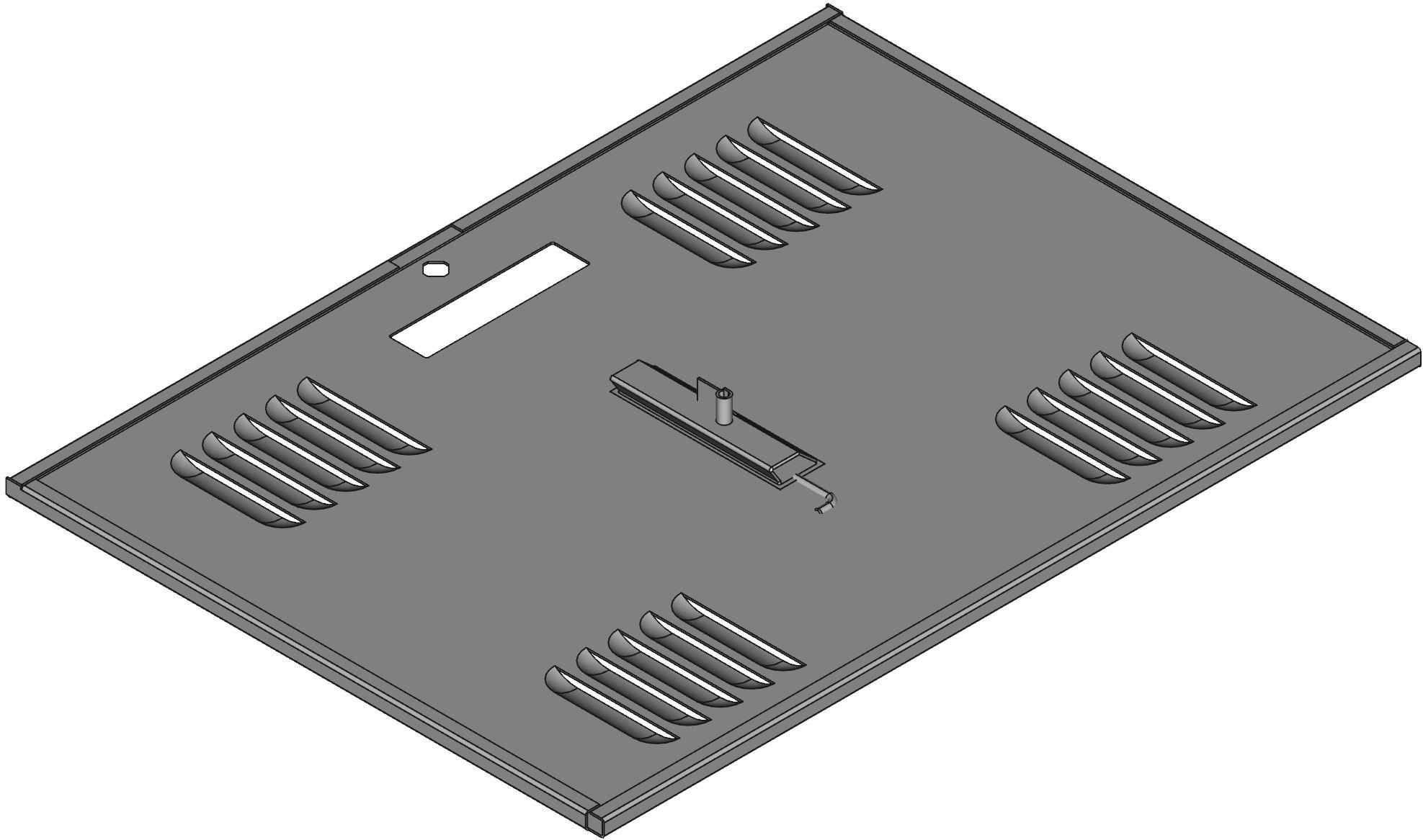Hammond Manufacturing-RSDL19026BK1 Kästen, Gehäuse und Gestelle Beige Steel Rack Mount Cabinet