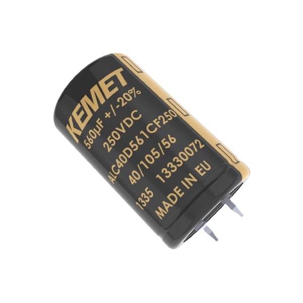 KEMET Corporation-ALC40C392FP250 Kondensator, Aluminium Cap Aluminum Lytic 3900uF 250V 20% (45 X 105mm) PC Pin 10mm 0.05 Ohm 7.9A 9000h 105°C Bag