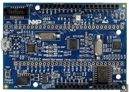 NXP Semiconductors-OM13055UL Eingebettete Systementwicklungsboards und -kits LPC812 Microcontroller Development Board