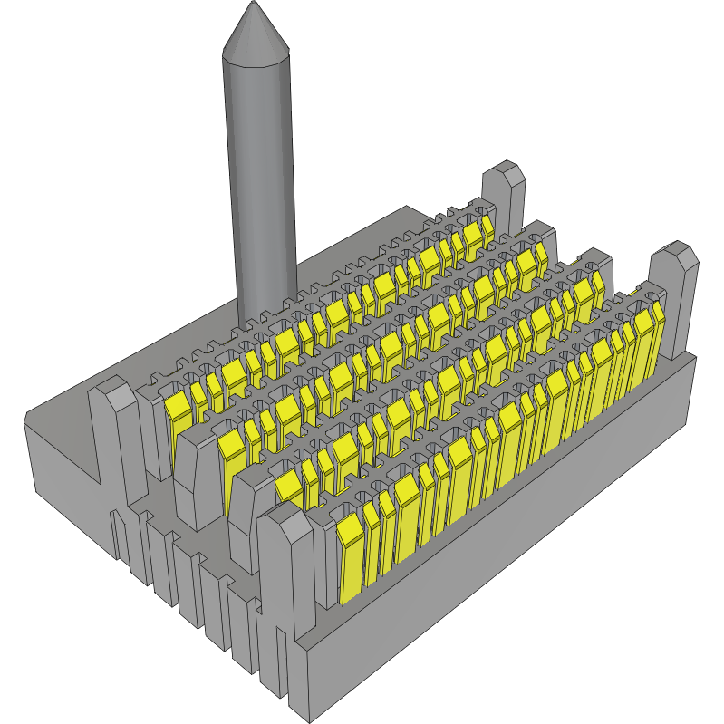 Samtec-EBTM-6-08-2.0-S-VT-1-R Steckverbinder, Mutterplatine High Speed Backplane Connector