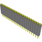 Conn Socket Strip SKT 23 POS 2.54mm Solder ST Top Entry Thru-Hole Bulk