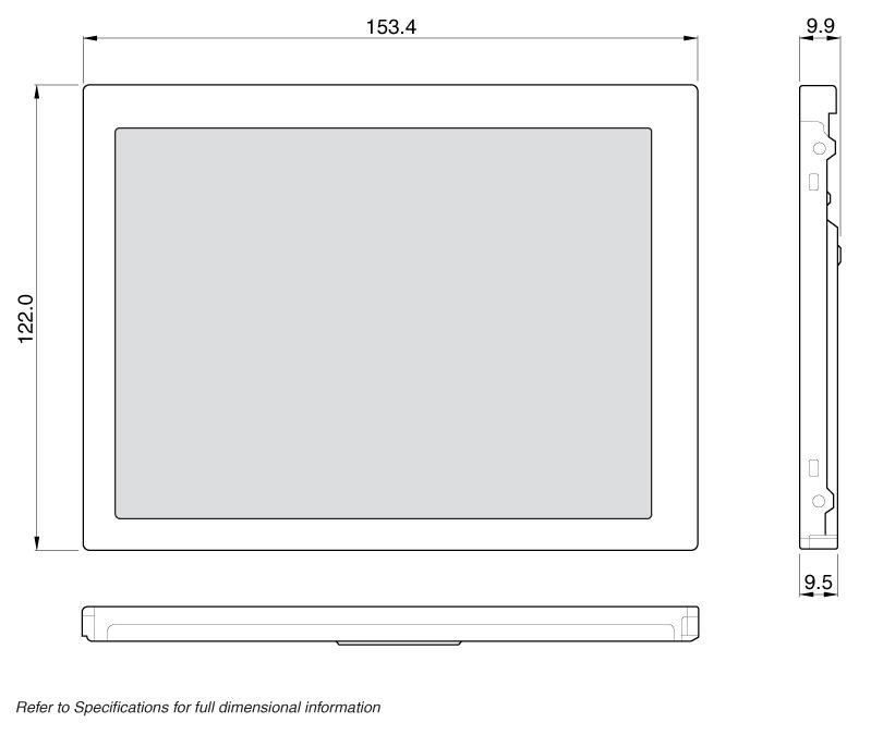 Sharp-LQ064X3LW01 Módulos TFT TFT Module with LED Backlight
