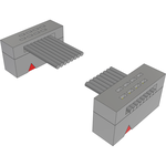 Cable Assembly 0.05m 30AWG 0.64mm 8 to 8 POS IDC Connector to IDC Connector F-F TIGER EYE™ Bulk