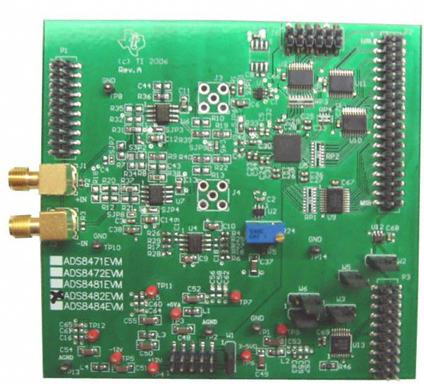 Texas Instruments-ADS8482EVM Data Conversion Development Boards and Kits ADS8482 ADC Evaluation Board 1MSPS