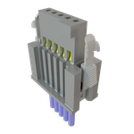 Cable Assembly Discrete Wire 0.304m 28AWG Socket Strip 5 POS SKT Crimp TIGER EYE™ Layer