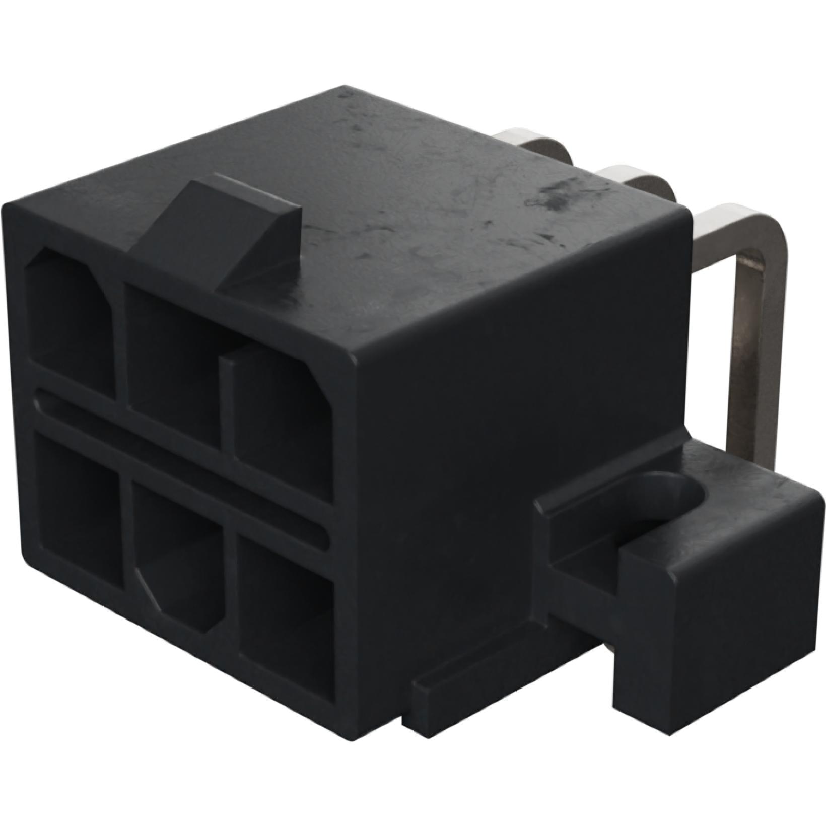 Molex-0015978062 Embases de raccordement et réceptacles PCB Conn Wire to Board HDR 6 POS 4.2mm Solder RA Side Entry Thru-Hole Bag