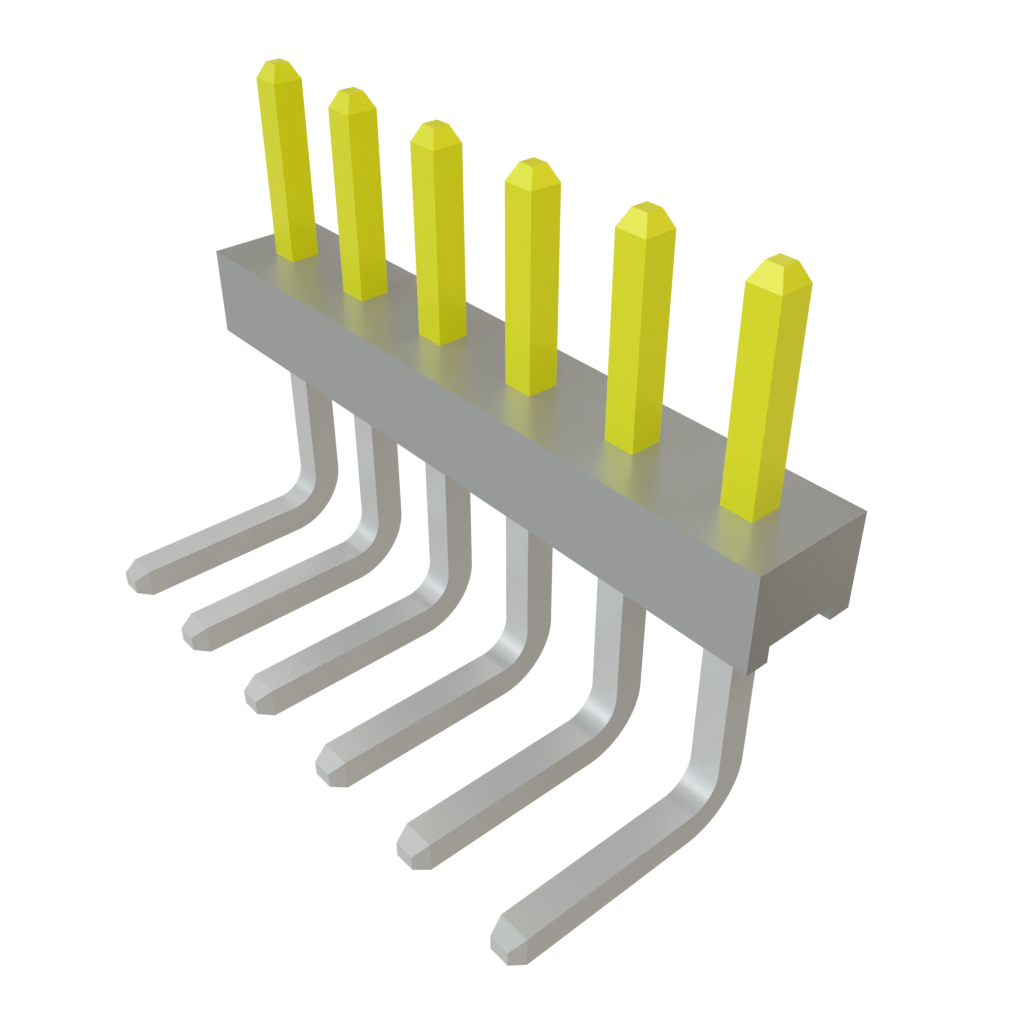 Samtec-TMM-106-01-L-S-RE Steckverbinderleisten und Leiterplattenbuchsen Conn Unshrouded Header HDR 6 POS 2mm Solder RA Side Entry Thru-Hole Bulk