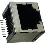 Modular Jack - Verticals, Input Output Connectors 8P8C, Shield