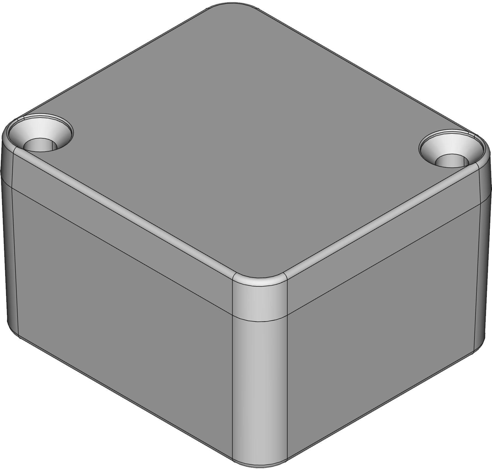 Hammond Manufacturing-1550Z101BK  Black Die Cast Aluminum Wall Mount Watertight Enclosure