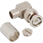 Conn BNC 0Hz to 4GHz 50Ohm Crimp RA Cable Mount PL Gold