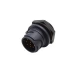 Front Panel Mounting Connector - 12 Contacts - Plug
