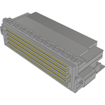 Conn Board to Board F 80 POS 0.8mm Solder RA Side Entry SMD SEARAY™ T/R
