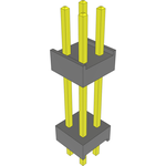 Conn Board Stacker HDR 4 POS 2.54mm Solder ST Top Entry Thru-Hole Bulk