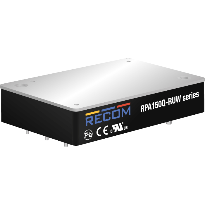 RECOM Power-RPA150Q-11024SRUW/P Convertidor de CC a CC y módulo del regulador de conmutación Module DC-DC 110VIN 1-OUT 24V 6.25A 150W 8-Pin Quarter-Brick Box