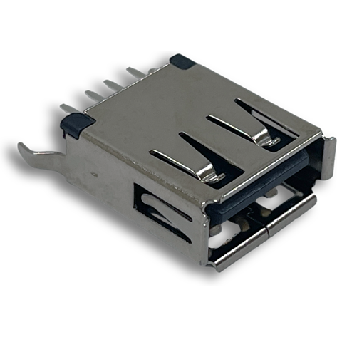 Switchcraft-PCUA20E Connector USB Conn USB 2.0 Type A RCP 4 POS 2mm/2.5mm Solder ST Thru-Hole 4 Terminal 1 Port Tray