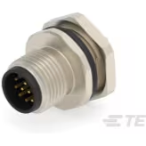 TE Connectivity-T4132012121-000 Conector circular Conn M12 Circular PIN 12 POS Solder Cup ST Panel Mount 12 Terminal 1 Port