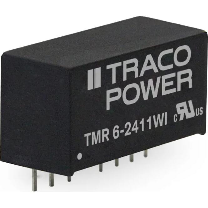 Traco Power-TMR 6-2415WI DC to DC Converter and Switching Regulator Module Module DC-DC 24VIN 1-OUT 24V 0.25A 6W 7-Pin SIP Module