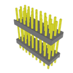 Conn Board Stacker HDR 27 POS 2.54mm Solder ST Top Entry Thru-Hole Bulk