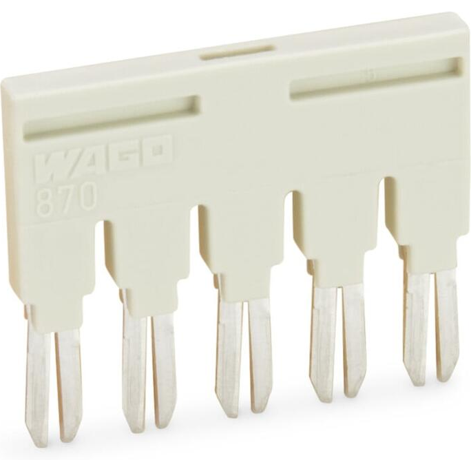 WAGO-870-405 Steckverbinderbrücken und Shunts Conn Jumper Bar M 5 POS Push-In ST Box