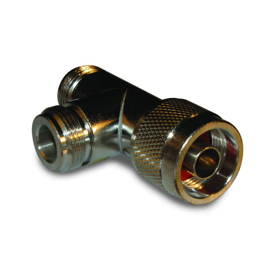 Amphenol RF-172233 射频连接器 172233 Amphenol RF Connectors Type N Adapter 0Hz to 11GHz 50Ohm T Style PL/RCP/RCP Gold - Arrow.com