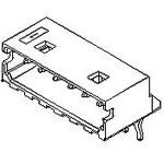 Conn Shrouded Header (4 Sides) HDR 5 POS 2mm Solder RA Thru-Hole MicroBlade Bag