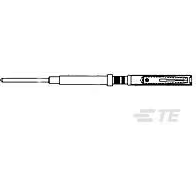 TE Connectivity-211431-6 Steckverbinder, Kontakt Contact SKT 22 Size Solder ST Cable Mount 22AWG Tray