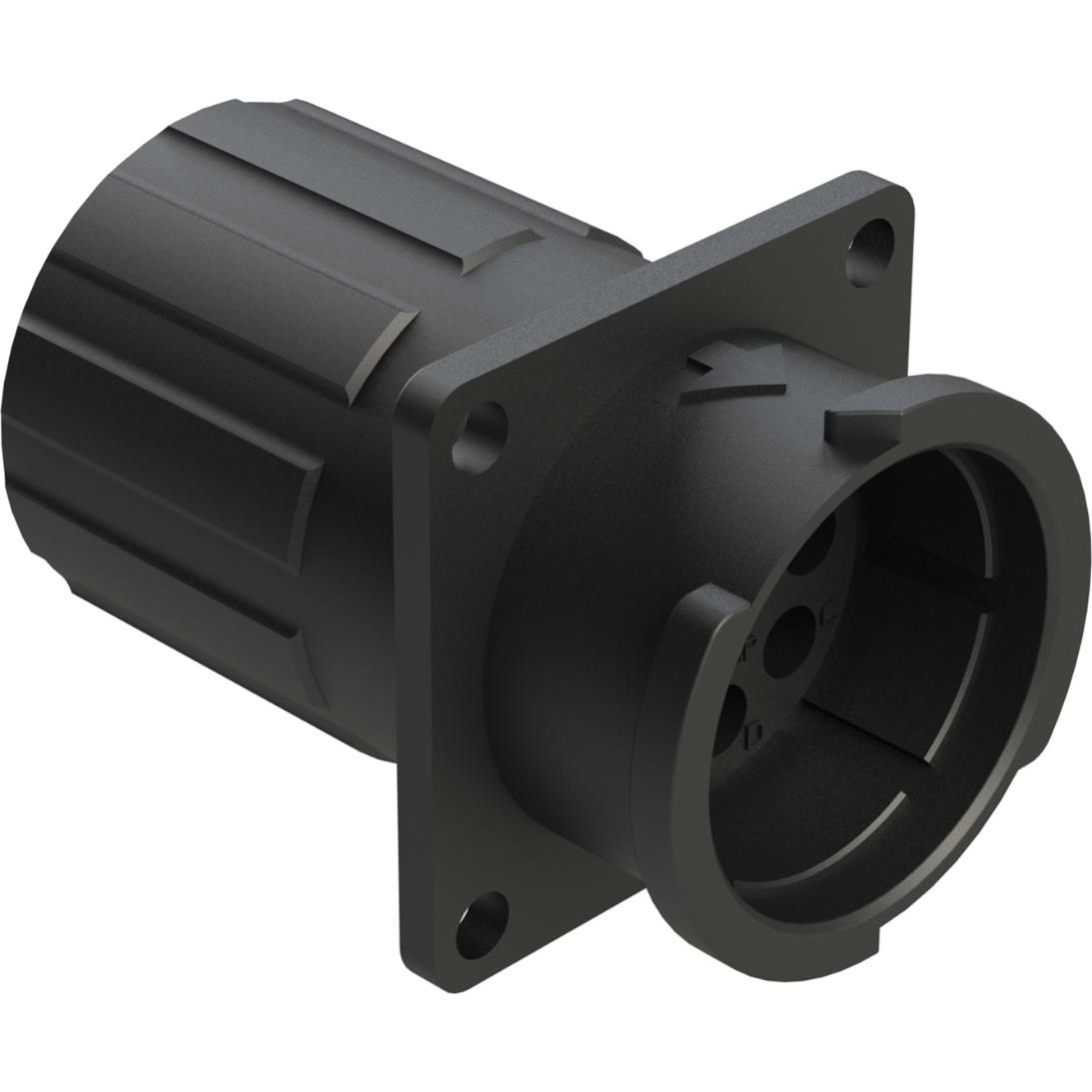 Amphenol-FLS014N8PHEC03 圆形连接器 Conn Circular PIN 8 POS Crimp ST Flange Mount 8 Terminal 1 Port Bag