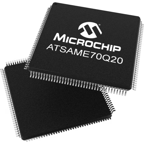 Microchip Technology-ATSAME70Q20B-ANT Microcontrollers - MCUs MCU 32-bit ARM Cortex M7 RISC 1MB Flash 1.8V/2.5V/3.3V 144-Pin LQFP T/R