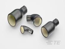 TE Connectivity-202S121-25C/86-0 Wärmeschrumpfende Produkte Heat Shrink Molded Boot ST Fluid Resistant Modified Elastomer Black