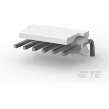 TE Connectivity-640389-6 连接器插头及 PCB 插座 Conn Wire to Board HDR 6 POS 3.96mm Solder RA Side Entry Thru-Hole Package