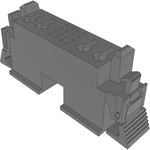 5.00 mm Power Contacts/ 2.00 mm Signal Contacts PowerStrip™/30 A Discrete Wire Combo Cable Housing
