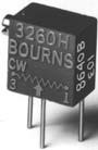 Bourns-RT26C2W500 Widerstandstrimmern, Potenziometern und Regelwiderstande Res Wirewound Trimmer 50 Ohm 5% 0.25W(1/4W) 11(Elec)Turn 1.78mm (6.35 X 4.32 X 7.24mm) Pin Thru-Hole Tube