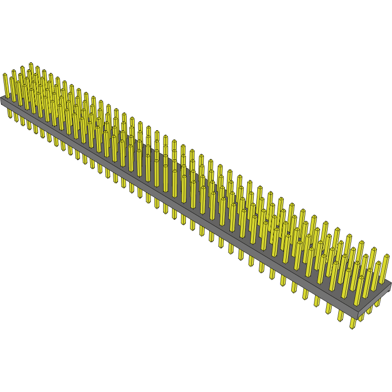 Samtec-MTMM-140-05-G-Q-200 Steckverbinderleisten und Leiterplattenbuchsen Conn Unshrouded Header HDR 160 POS 2mm Solder ST Top Entry Thru-Hole Bulk