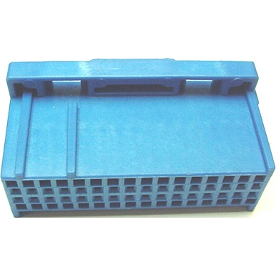 Delphi-12110207 Einzeladersteckverbinder, Gehäuse Conn Housing RCP 32 POS Crimp ST Cable Mount Blue