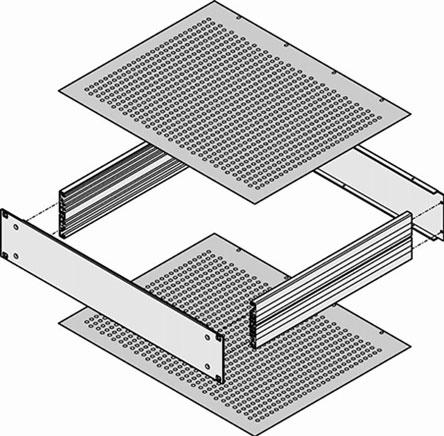 Schroff GmbH-30860511 null Cover Plates, Depth 280 Mm