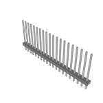 Conn Unshrouded Header HDR 20 POS 2mm Solder ST Top Entry Thru-Hole Bulk