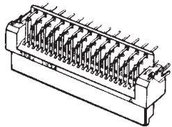 Omron-XH3B-5042-A 连接器插头及 PCB 插座 Conn Wire to Board HDR 50 POS 1.27mm Solder RA Thru-Hole