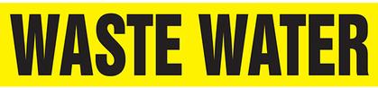 Panduit-PPMA1629D Etichette Labels Pipe Marker Dura-Polyester Vinyl Black/Yellow 304.8x63.5mm