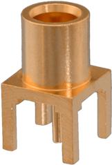Cinch Connectivity Solutions-133-8701-211 Conector RF Conn MCX 0Hz to 6GHz 75Ohm Solder ST Thru-Hole RCP Gold Over Nickel