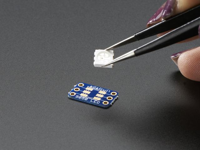 Adafruit Industries-1762 Kit e strumenti di sviluppo 5050 LED breakout PCB - 10 pack
